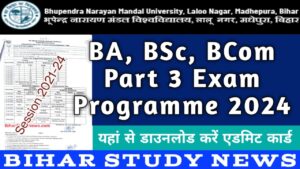 BNMU Part 3 Exam Programme and Centre List 2024